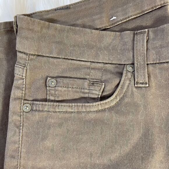7 FAM Gwenevere Brown Skinny Jeans Sz 27 - Picture 7 of 7